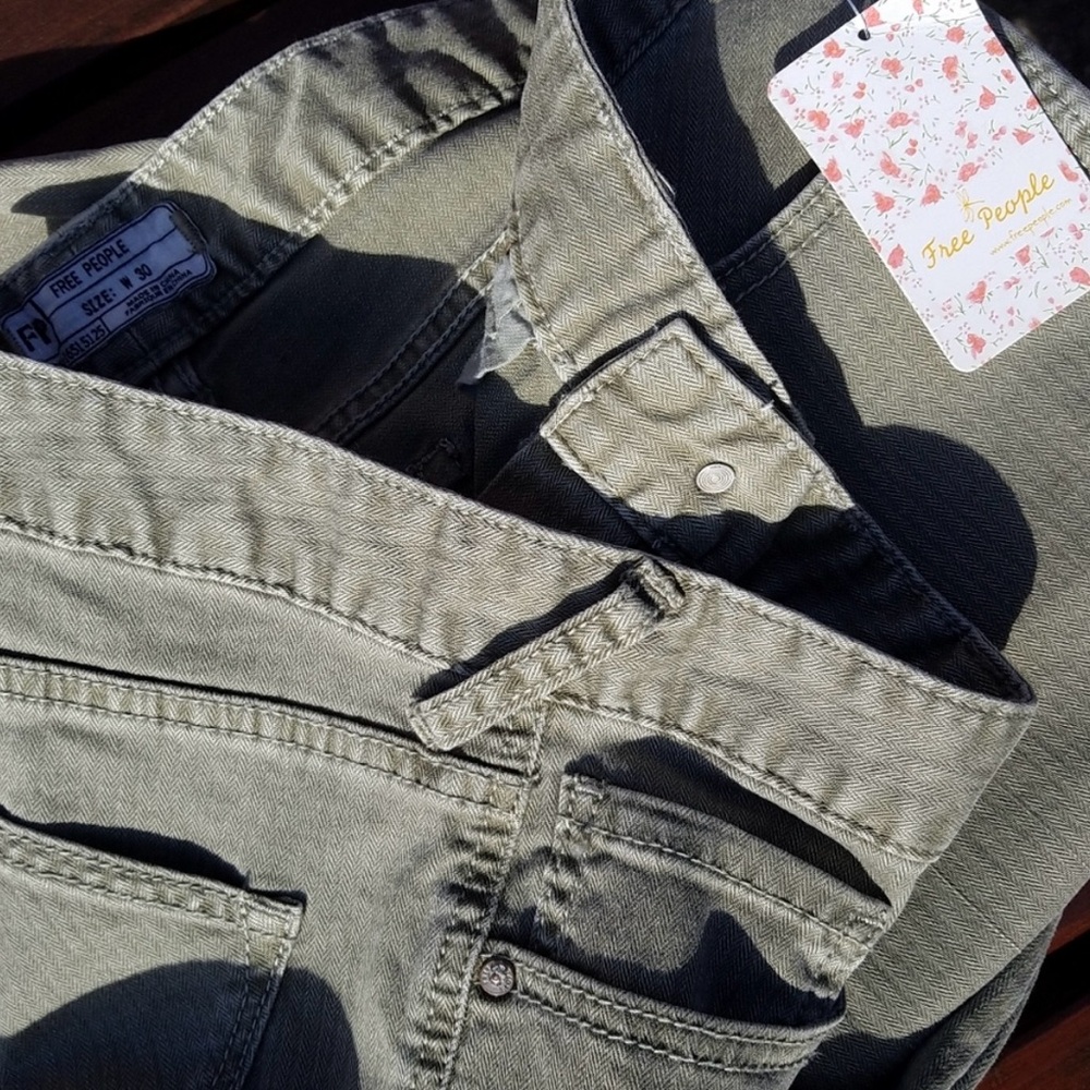NWT Free People Cropped Skinny Jeans - Picture 5 of 9